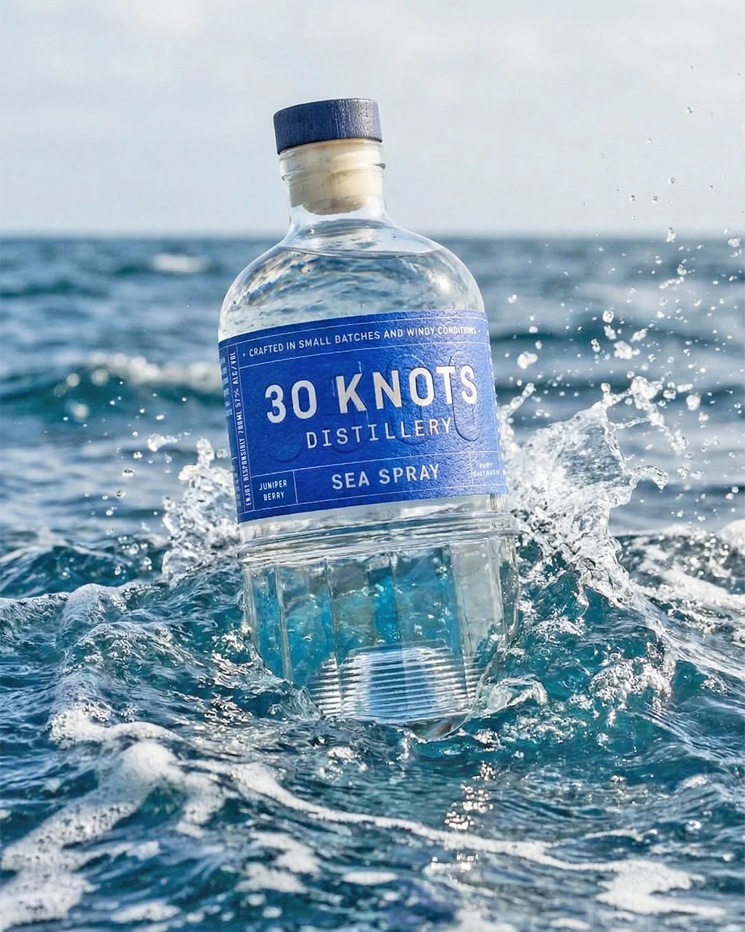 Bold, crisp and a little coastal.

Sea Spray Gin brings together juniper, ruby saltbush and desert lime for a dry finish with a subtle salty edge.

Navy Strength. 
Made for martinis and a classic G&amp;T. 🍸