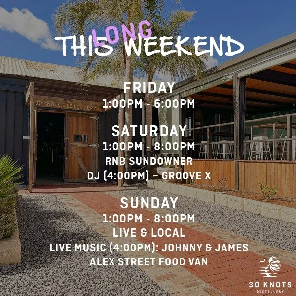Woohoo &mdash; long weekend incoming.

Can you believe it&rsquo;s the end of summer already? Let&rsquo;s make the most of these warm evenings with a couple of special events at the distillery.

SATURDAY
By special request, we&rsquo;re hosting an RnB 