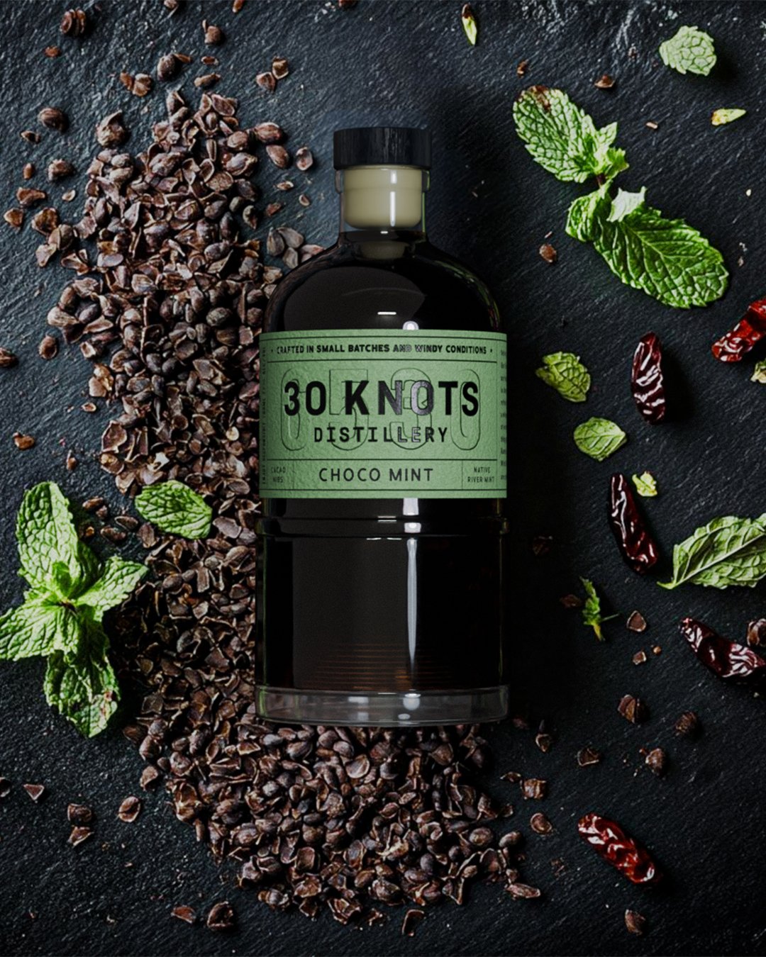 🍫🌿 Real cacao nibs, native river mint and a dash of chilli. That&rsquo;s what goes into our delicious Choco Mint Liqueur.

The cacao brings the chocolate, native river mint adds a gentle mint flavour, and a little chilli gives it some extra warmth 