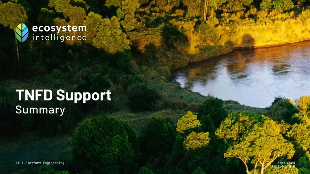 How the EI Platform Supports LEAP — Ecosystem Intelligence