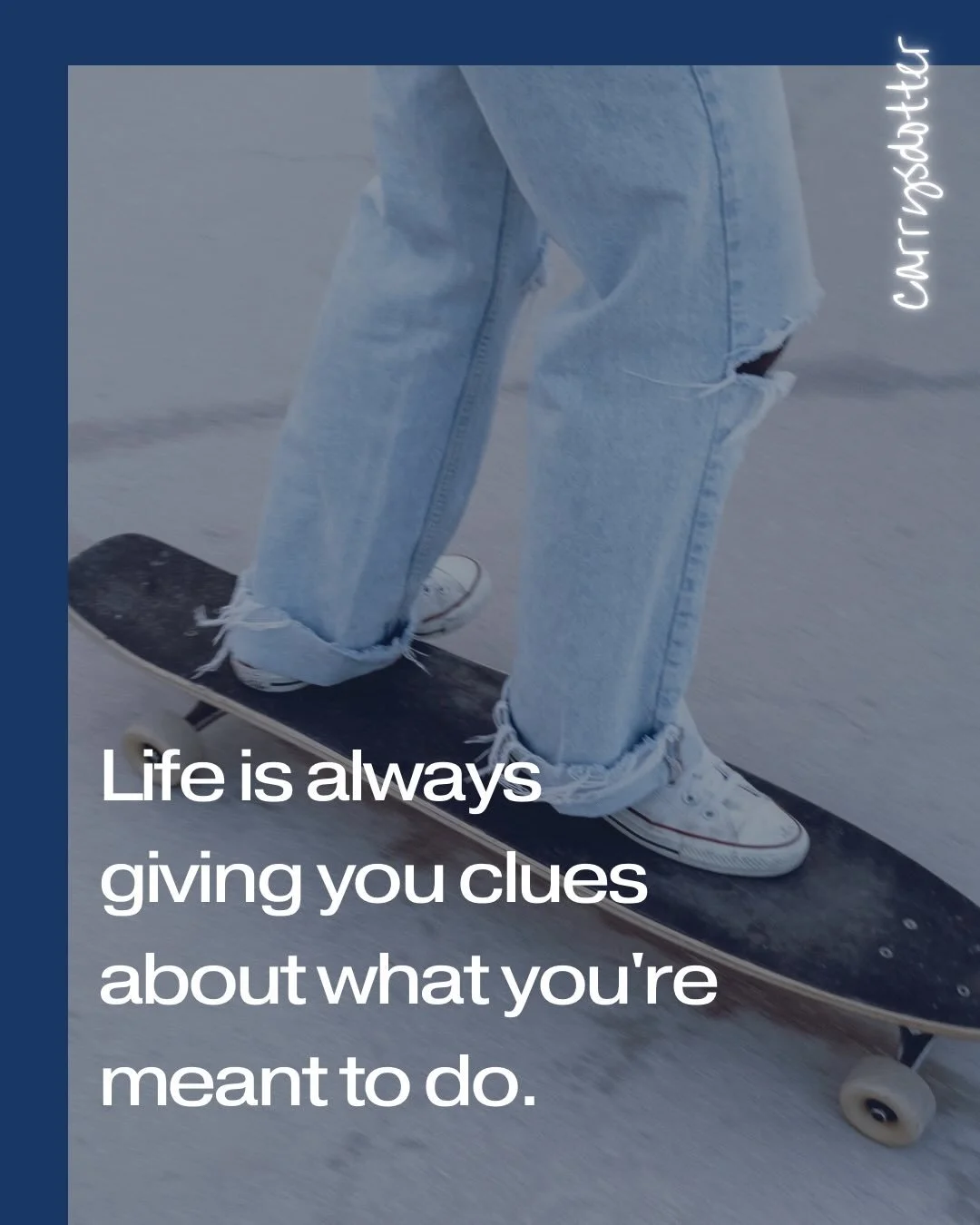 In 2015, I knew I wanted to be some type of career coach, but I couldn&rsquo;t find training that felt right.

Looking back now, the clues were EVERYWHERE:

📍 In college, I was offered a casting position I couldn&rsquo;t take (but really wanted) 📍 