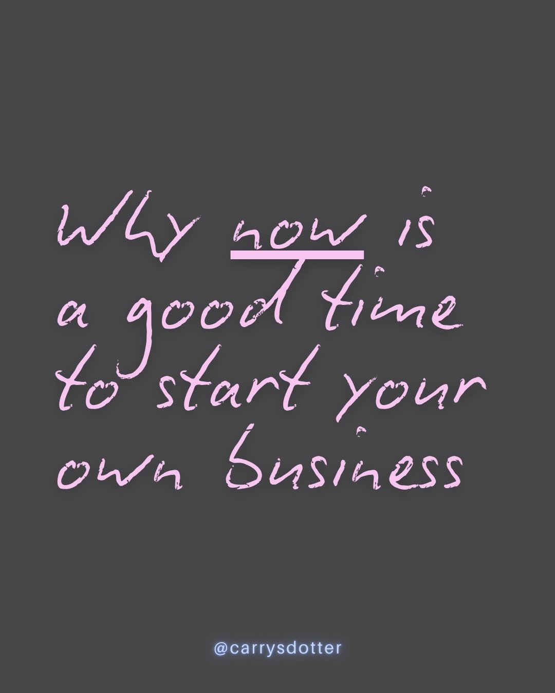 Many of us spend a lot of time throughout our careers waiting for the &rdquo;right time.&rdquo; The right time to leave, the right time to start something of our own, the right time to trust the quiet voice that keeps telling us that we are meant for