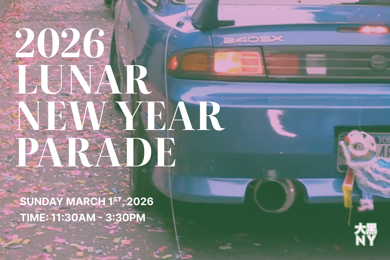 2026 NYC Lunar New Year Parade — VEhicle Showcase (Approval required)