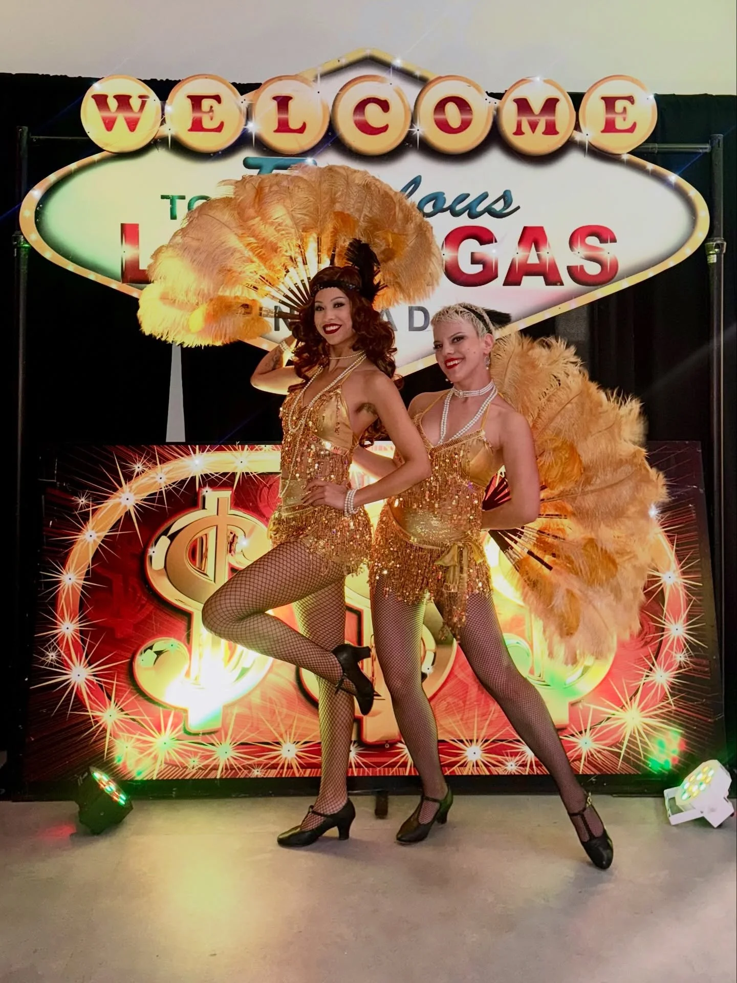 All dolled up with luck on our side 💖🎲

🍀

#vegasparty #casinonight #dancersforhire #showgirlcostume