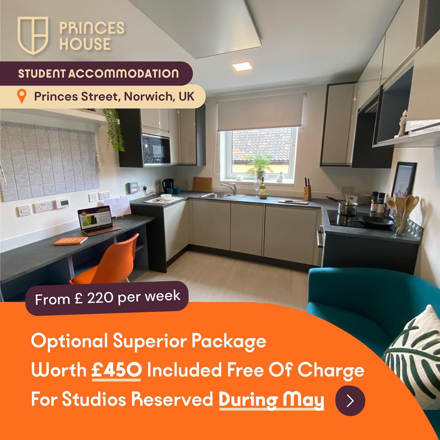 👉🏻 Our all inclusive studios in the creative heart of Norwich are perfect for students and available for the next academic year.

We are surrounded by the NUA campus and just a short bus ride from UEA.📍

It&rsquo;s perfect for those looking for a 