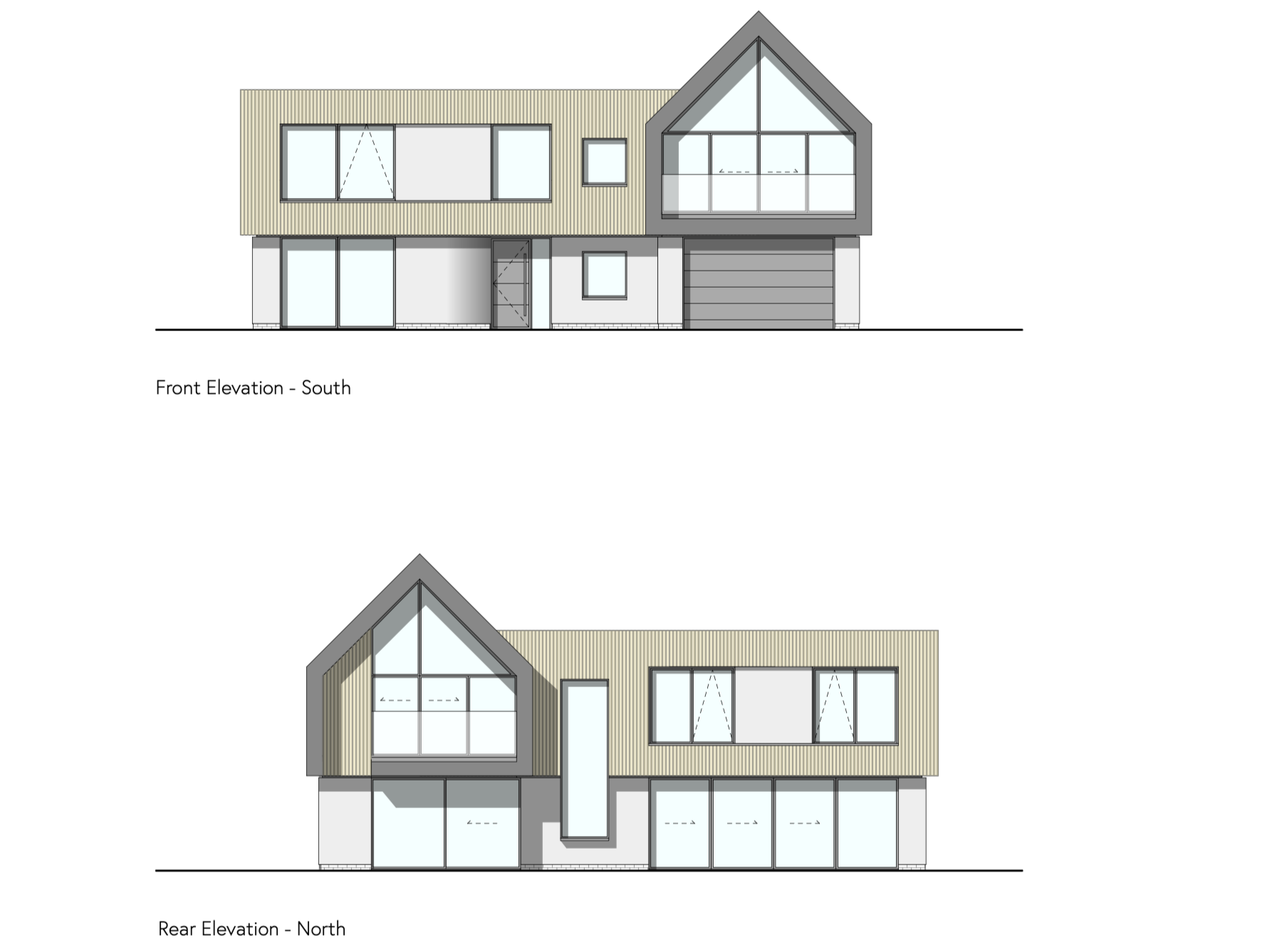 Ashburnham House Elevations