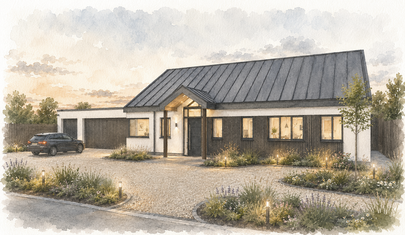 Modern new build family home at Albemarle in Cheltenham