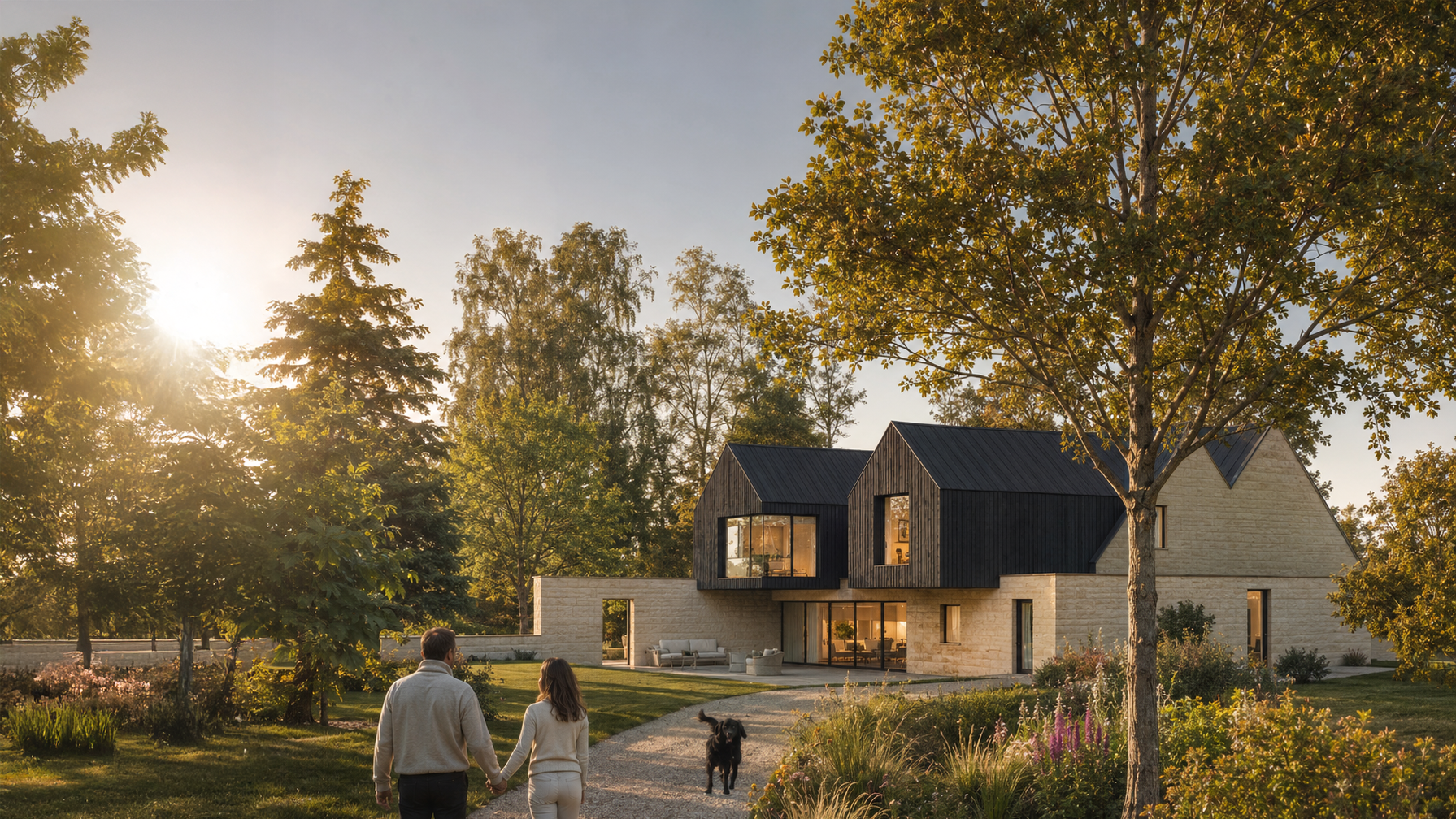 Arkipad — The Eyrie – contemporary home extension and remodelling designed around its mature landscaped setting and connection with the garden.