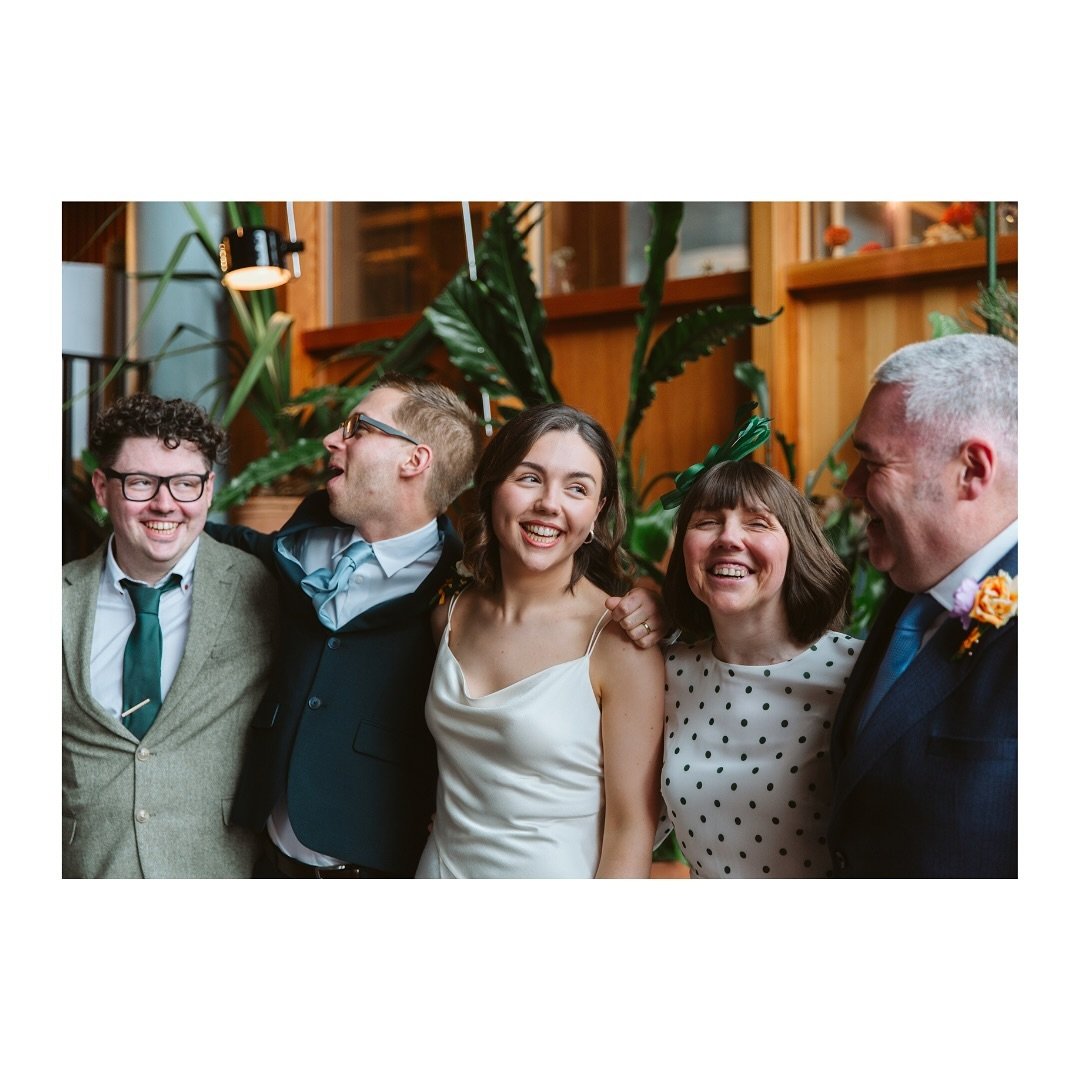 Pure joy at Rebecca &amp; Rob&rsquo;s wedding during some group shots &hearts;️

Lovely natural light at @duciestreet warehouse in Manchester✨ Had a fab time at R&amp;R&rsquo;s wedding second shooting for @esthersheaphotography always a lovely remind