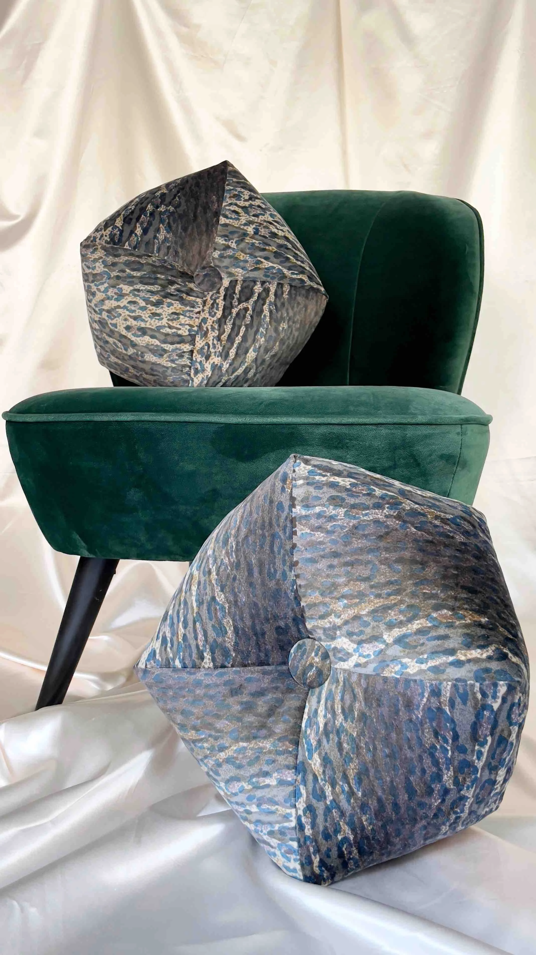 Octagon Leopard Pillow – Versatile & Eco-Friendly Comfort