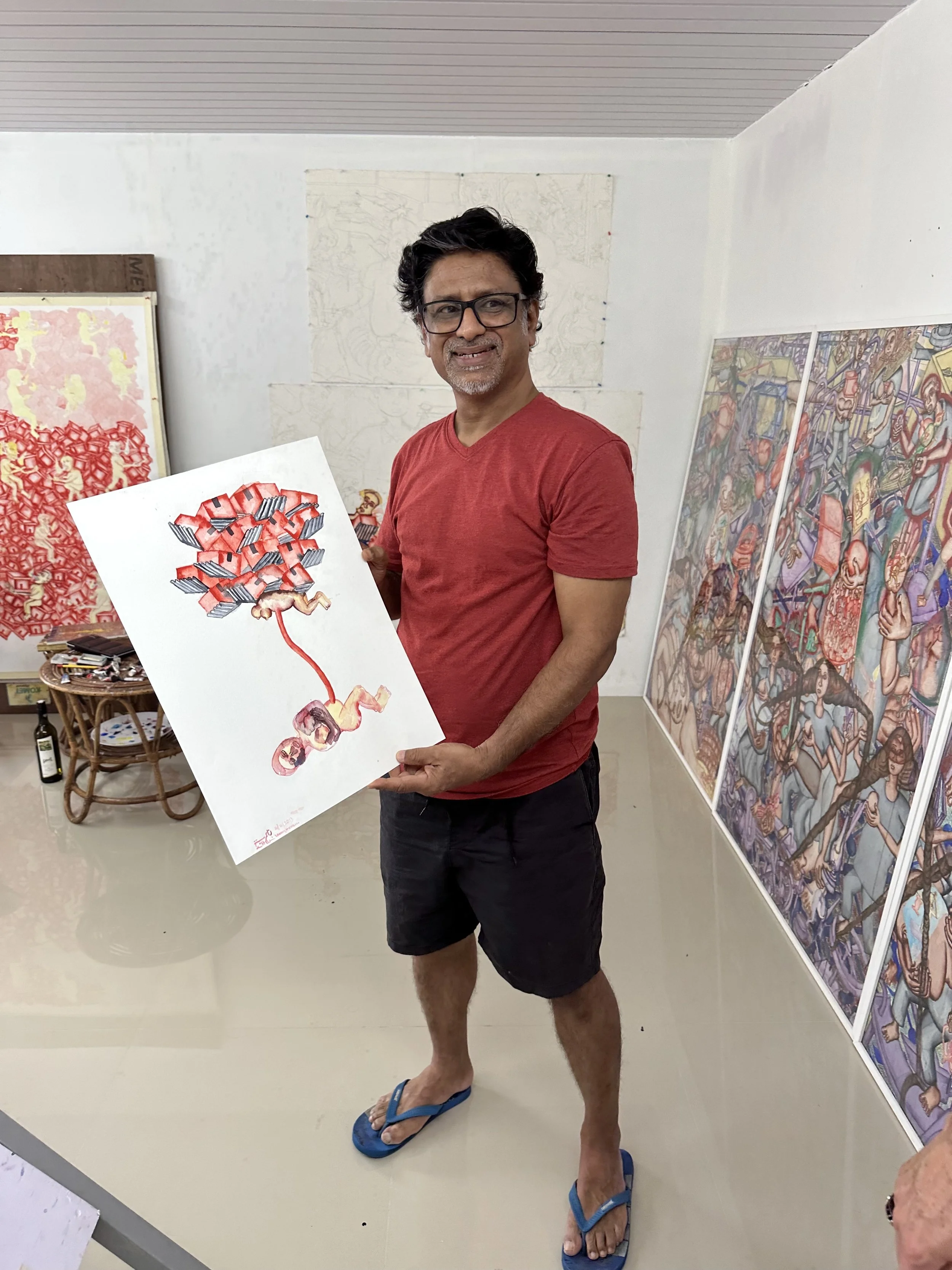 Zakkir Hussain, the artist