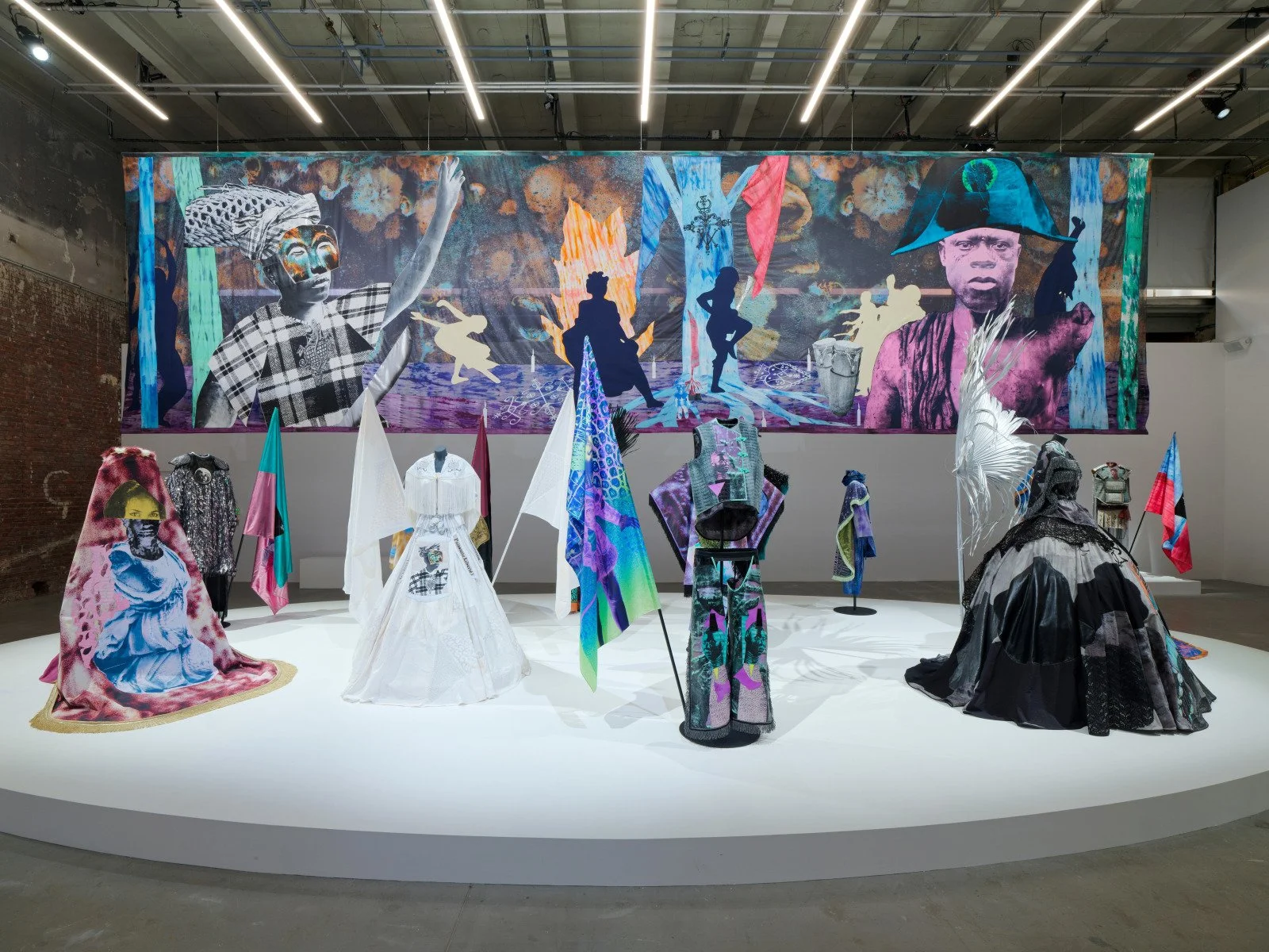 Raphaël Barontini, “Somewhere in the night, the people dance” 