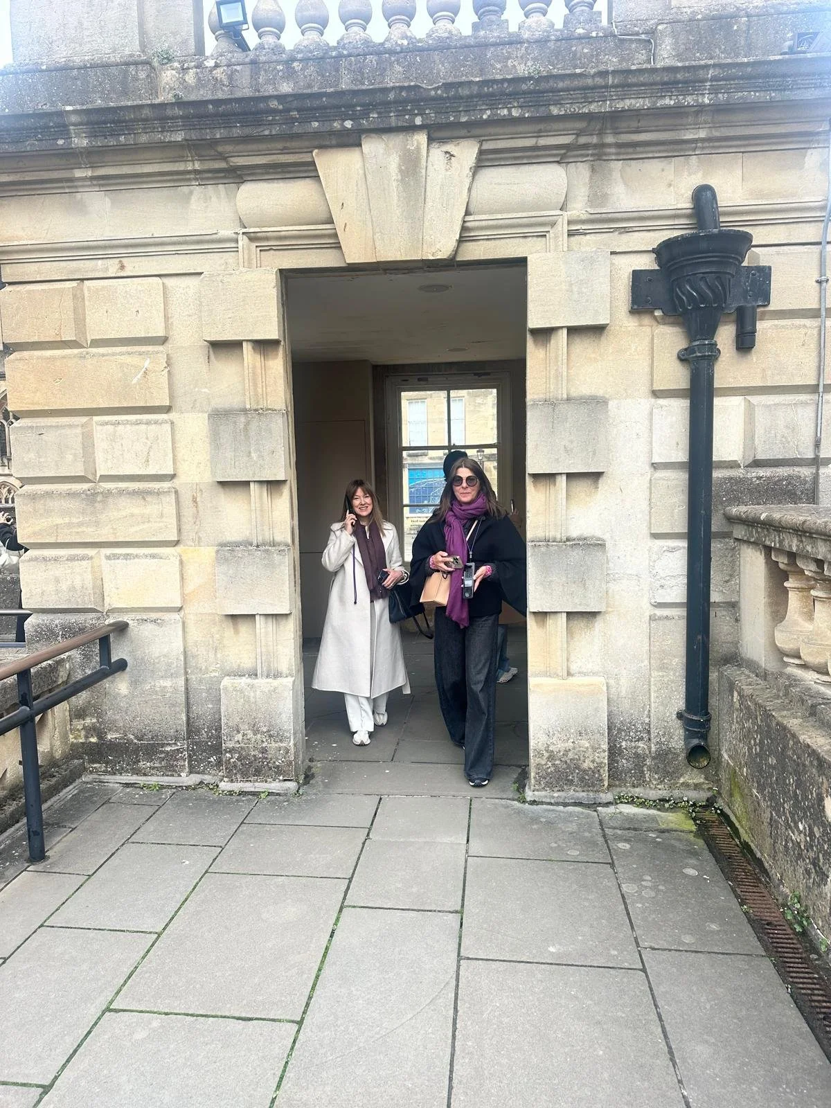 Denise &amp; Noeleen at the Royal Crescent 