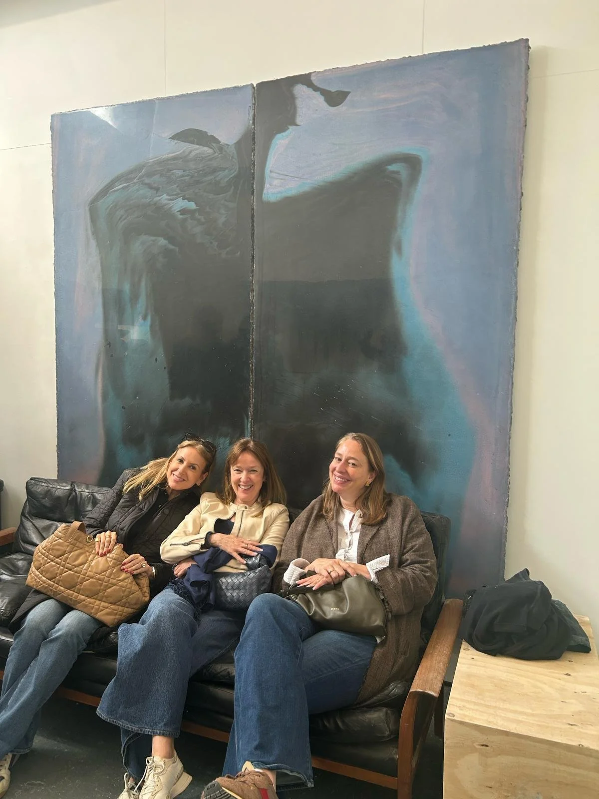 Diana, Noeleen and Karla resting