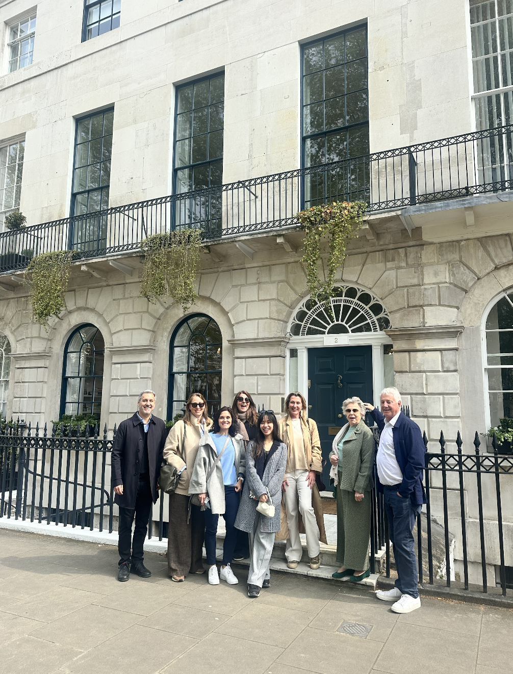 Us in front of Tracey Emin's home