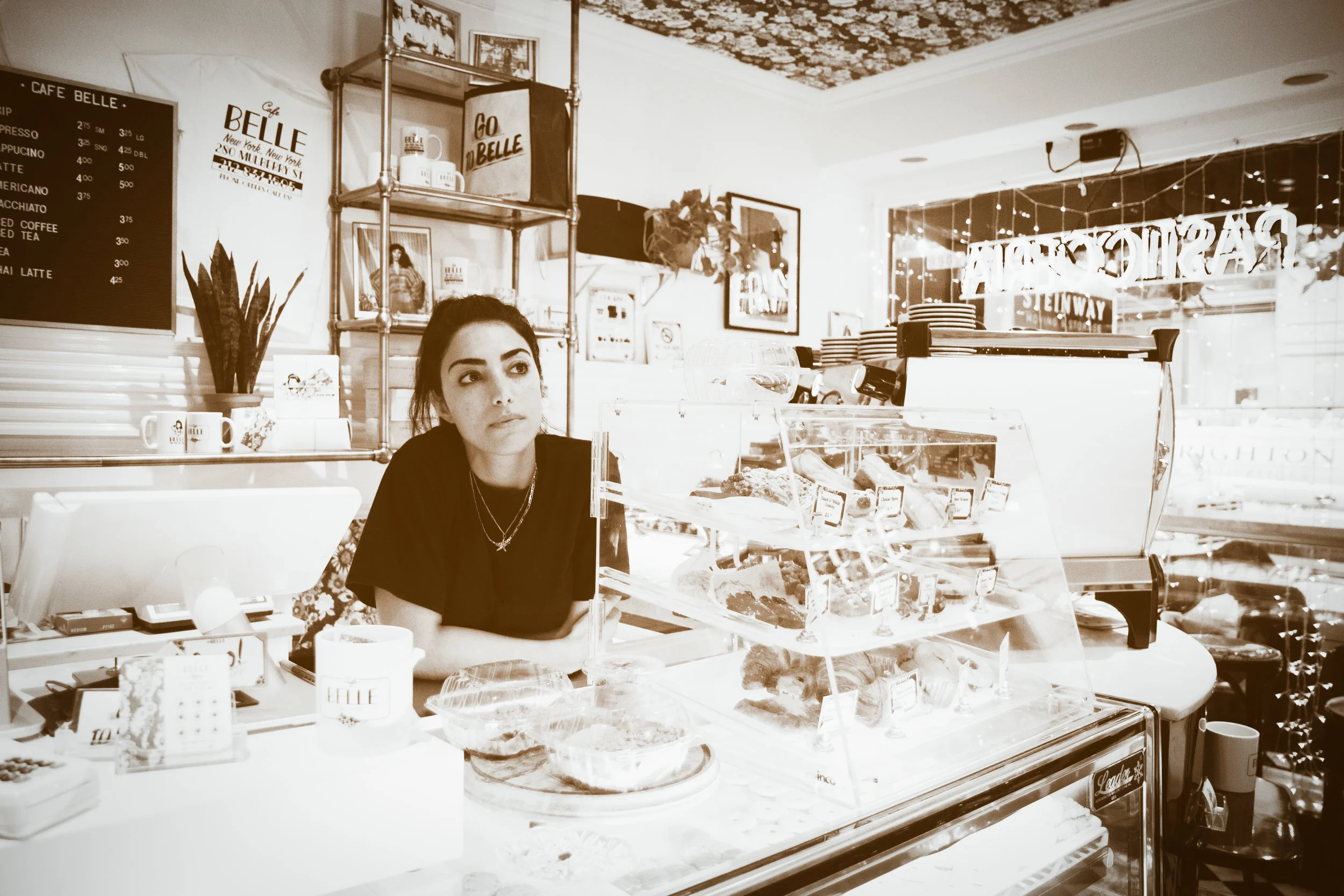 “I want to share everything I love. I want everything in here to be good. Great atmosphere, good coffee, great cookies, awesome staff. I want people to have an all-around great experience.” - Noelle