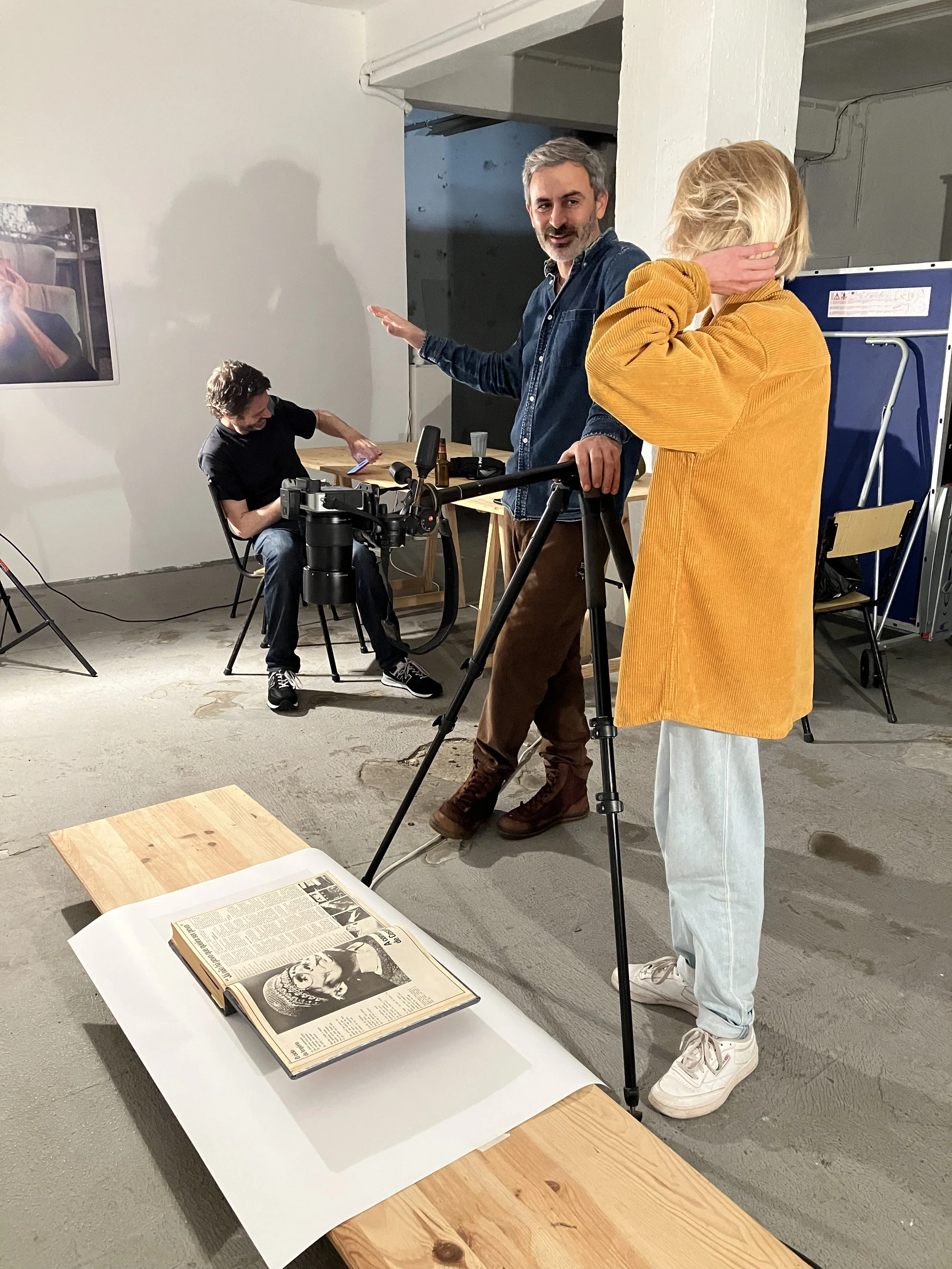 Reproduction session for the publication
