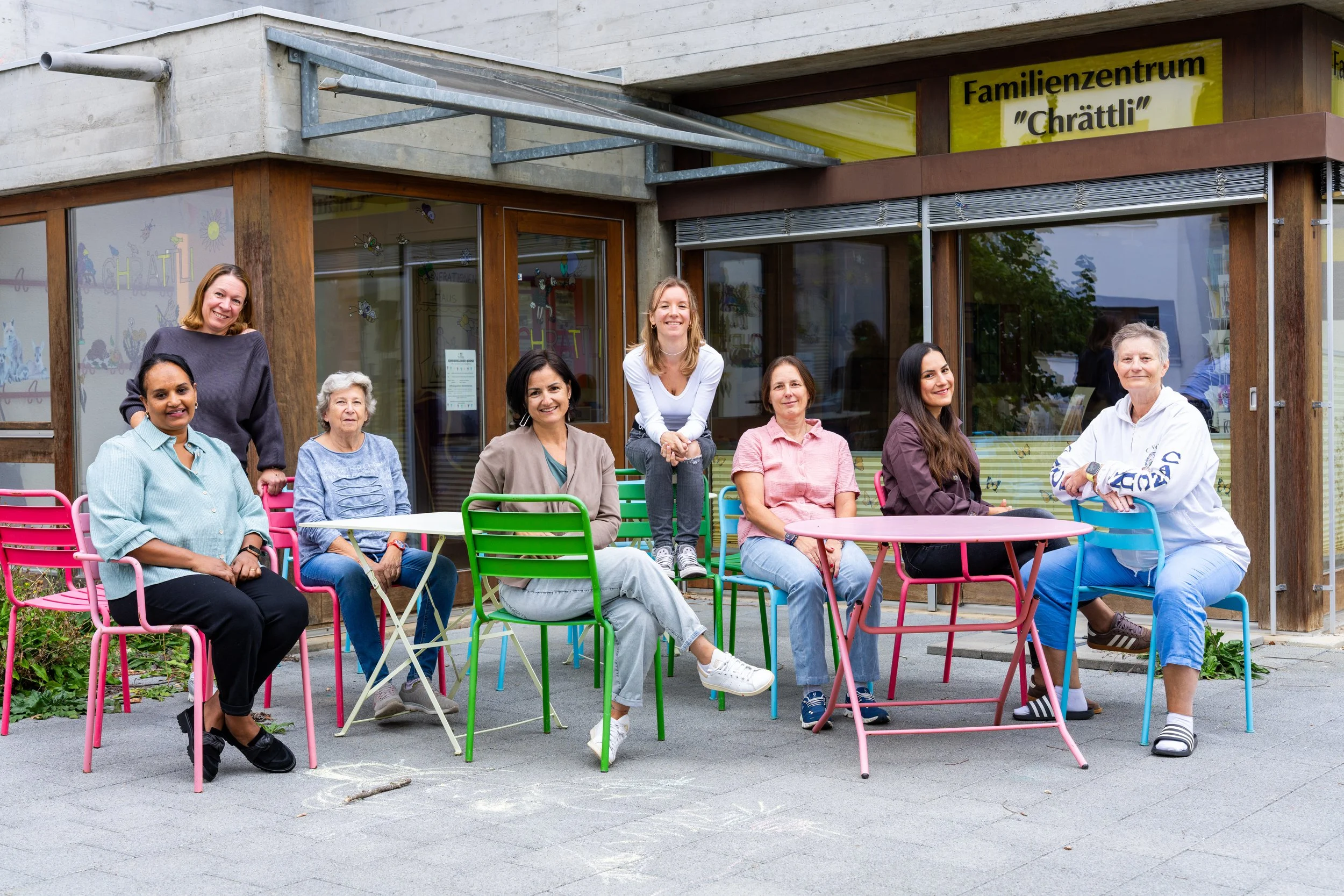 Gruppenfotos und Portrait Generationenhaus Chrätti