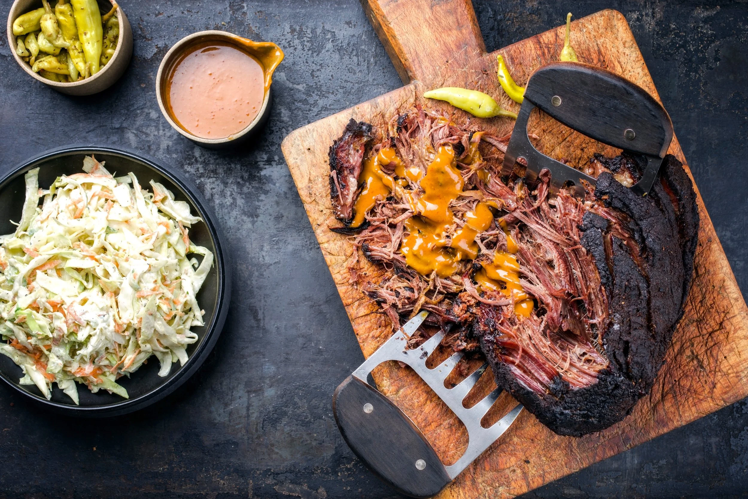 Bbq Pulled Pork, Roasted Potatoes, Coleslaw (GF, DF)