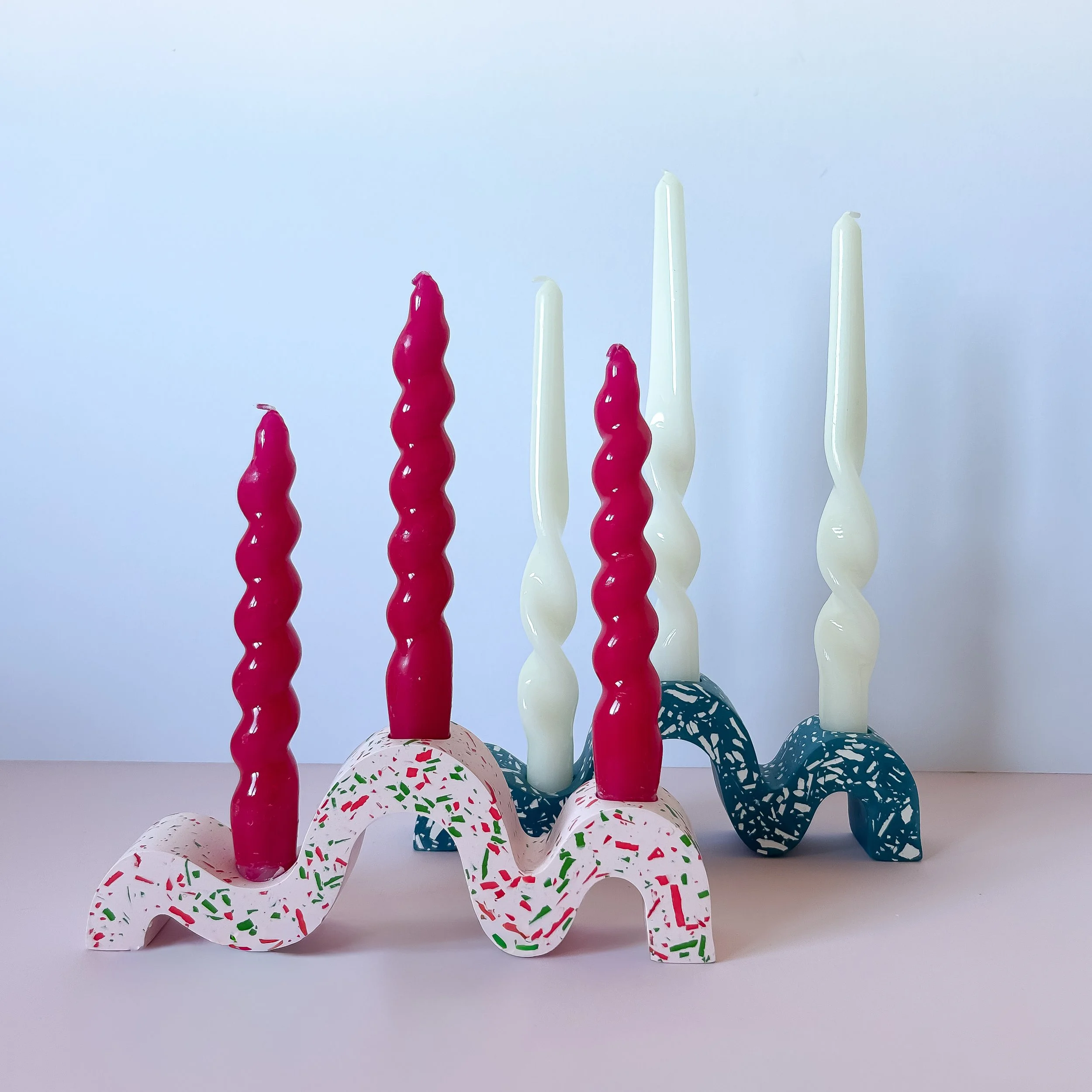 Christmas Wiggle Candle Holder