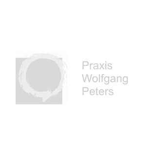 Ein schwarzer Hintergrund mit einem weißen Kreis und einem schwarzen Kreis in der Mitte, umgeben von einem grauen, zackigen Ring.