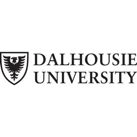 Dalphousie University logo with a shield featuring a black eagle inside.