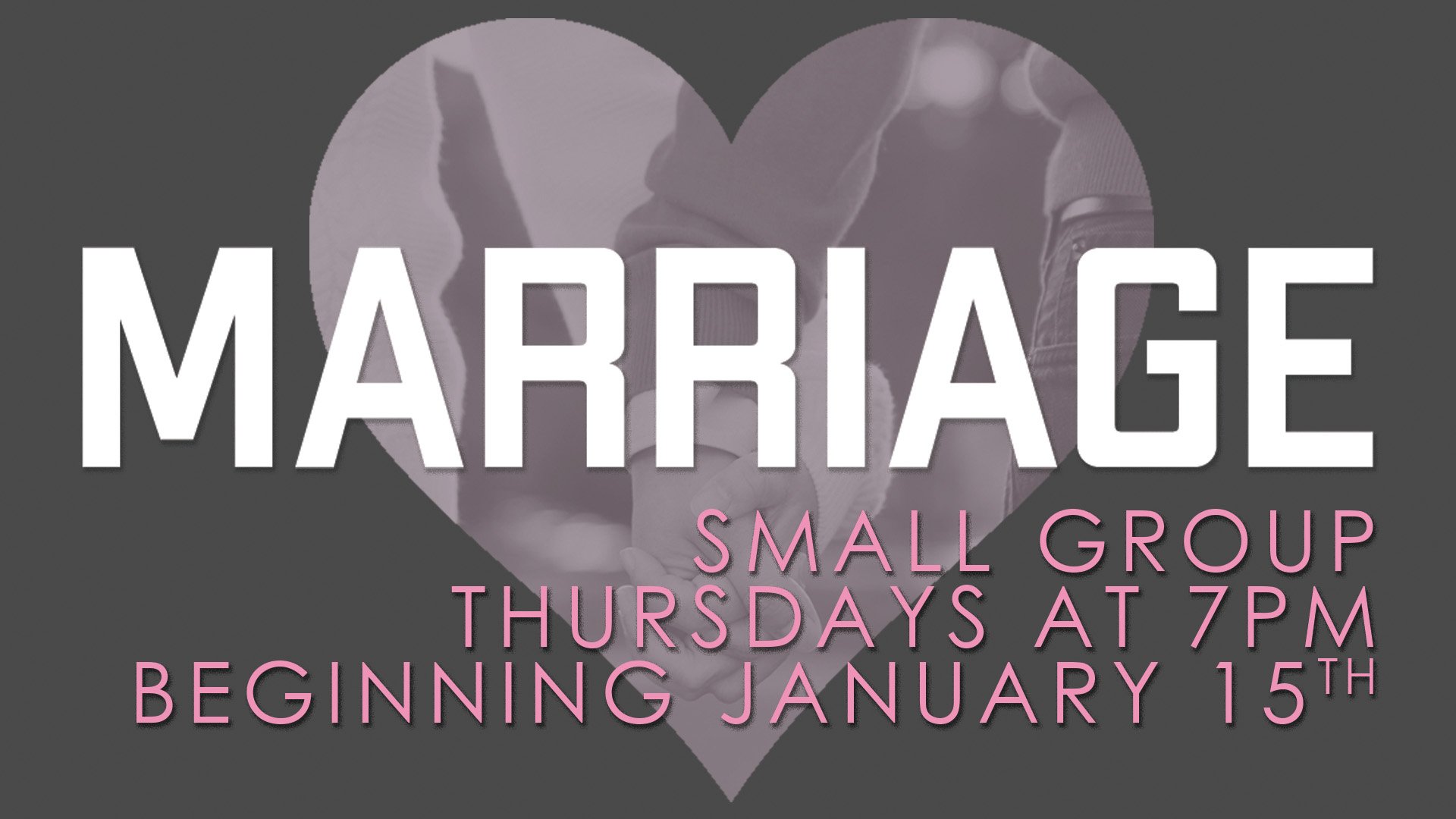 Marriage Small Group