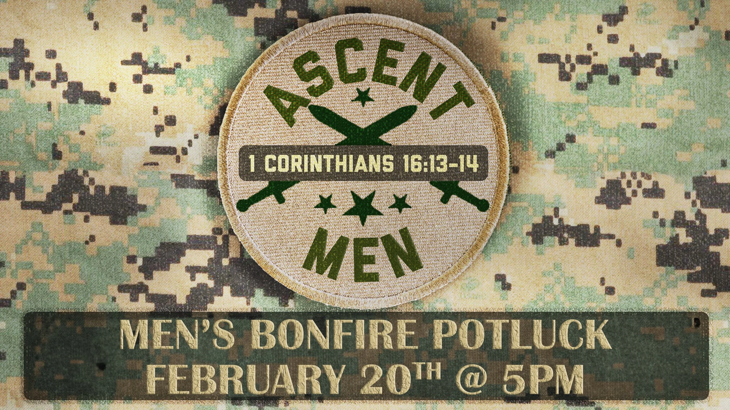 Men’s Potluck Bonfire