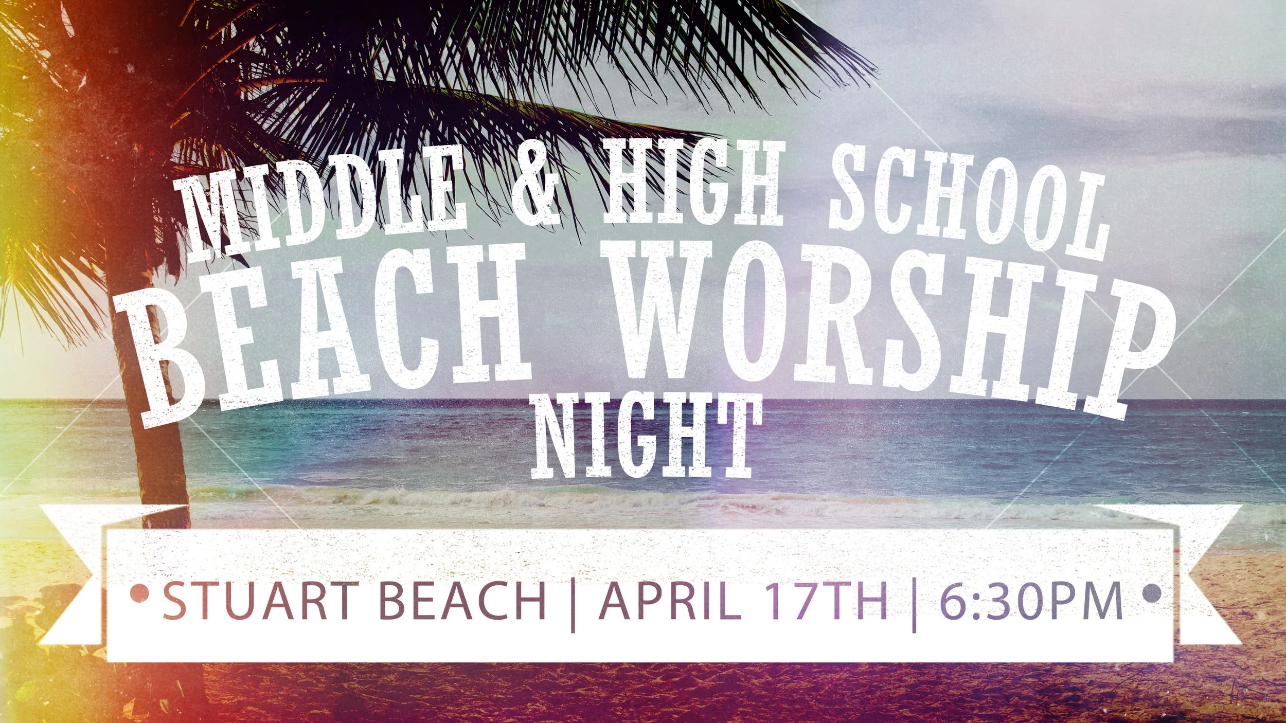Student Beach Worship Night