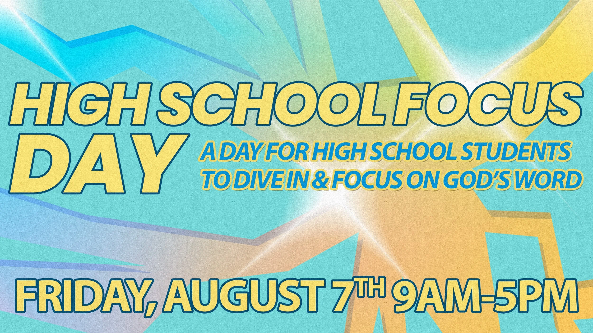 High School Focus Day