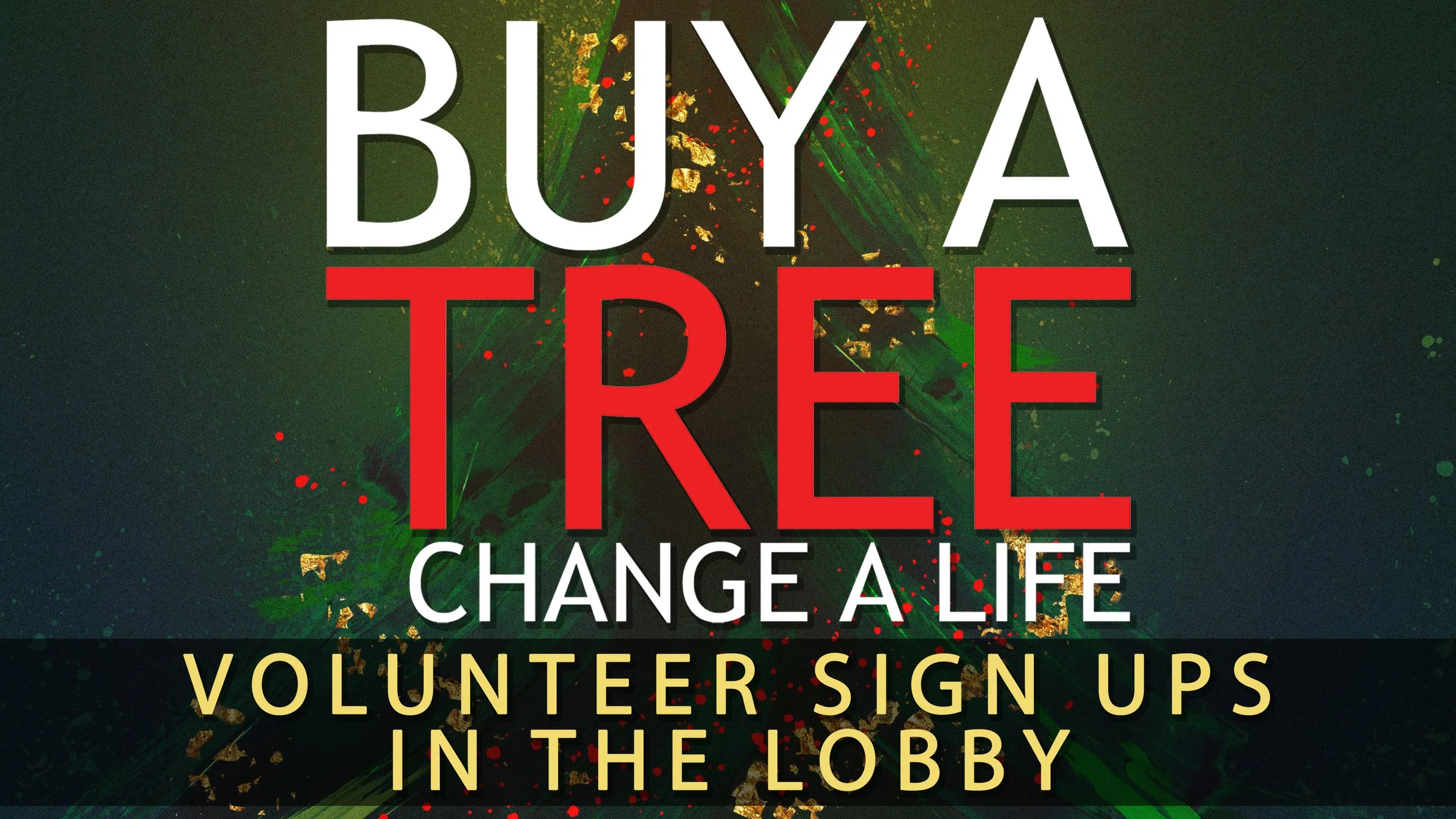 Buy A Tree Volunteer Sign Ups Open