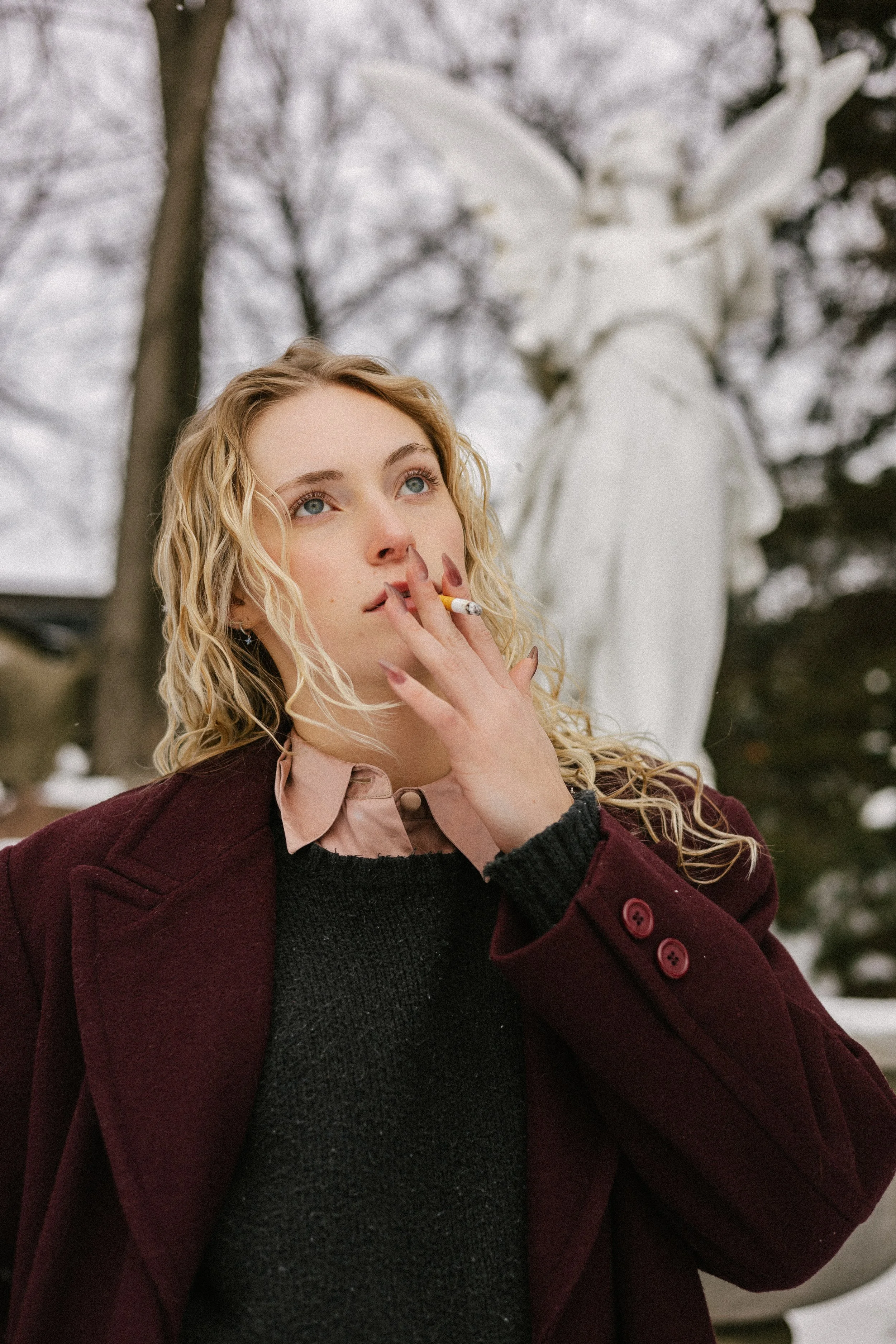 Twin Peaks inspired shoot - Photographer: Erin McConell; Model: Indria Marie 