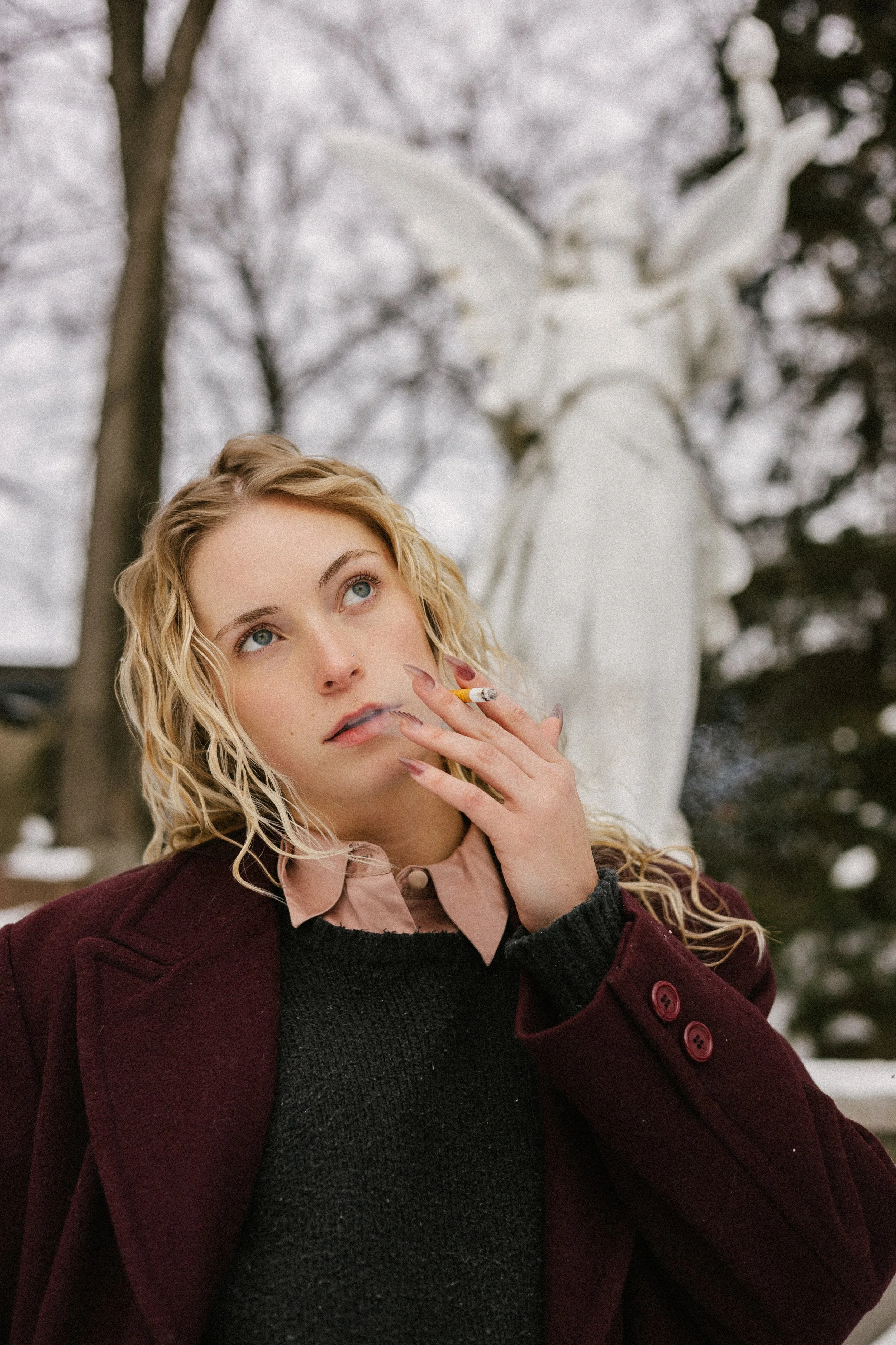 Twin Peaks inspired shoot - Photographer: Erin McConell; Model: Indria Marie 