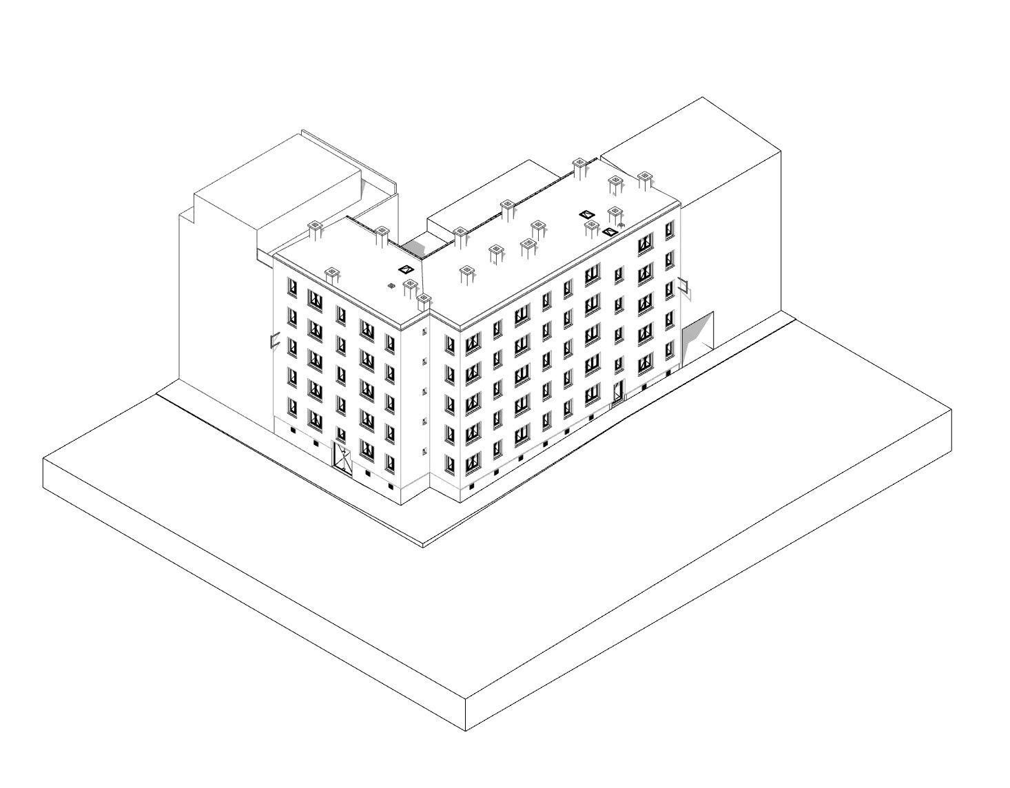 MUNCH ARCHITECTES - Rennes - Copro Perouse 6 Axo projet.jpg