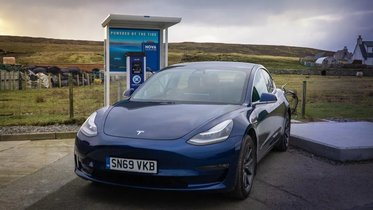 Tidal powered cars driving Scotland to net zero