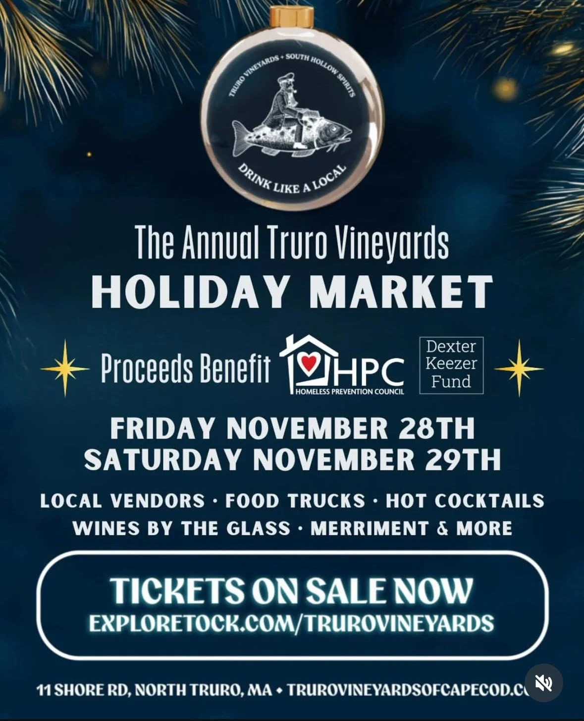 Annual Truro Holiday Market 11-28 and 28
