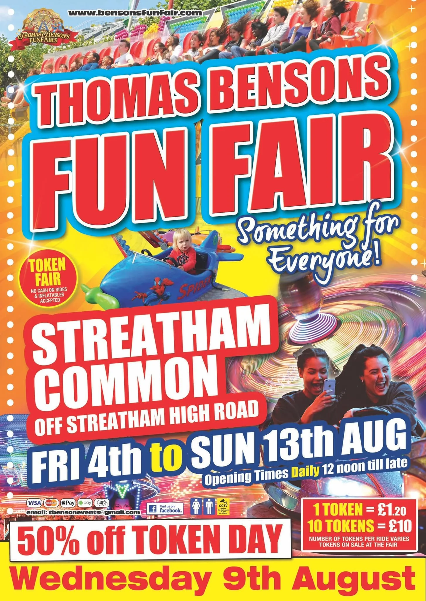 Streatham Common Funfair — Bensons Funfair