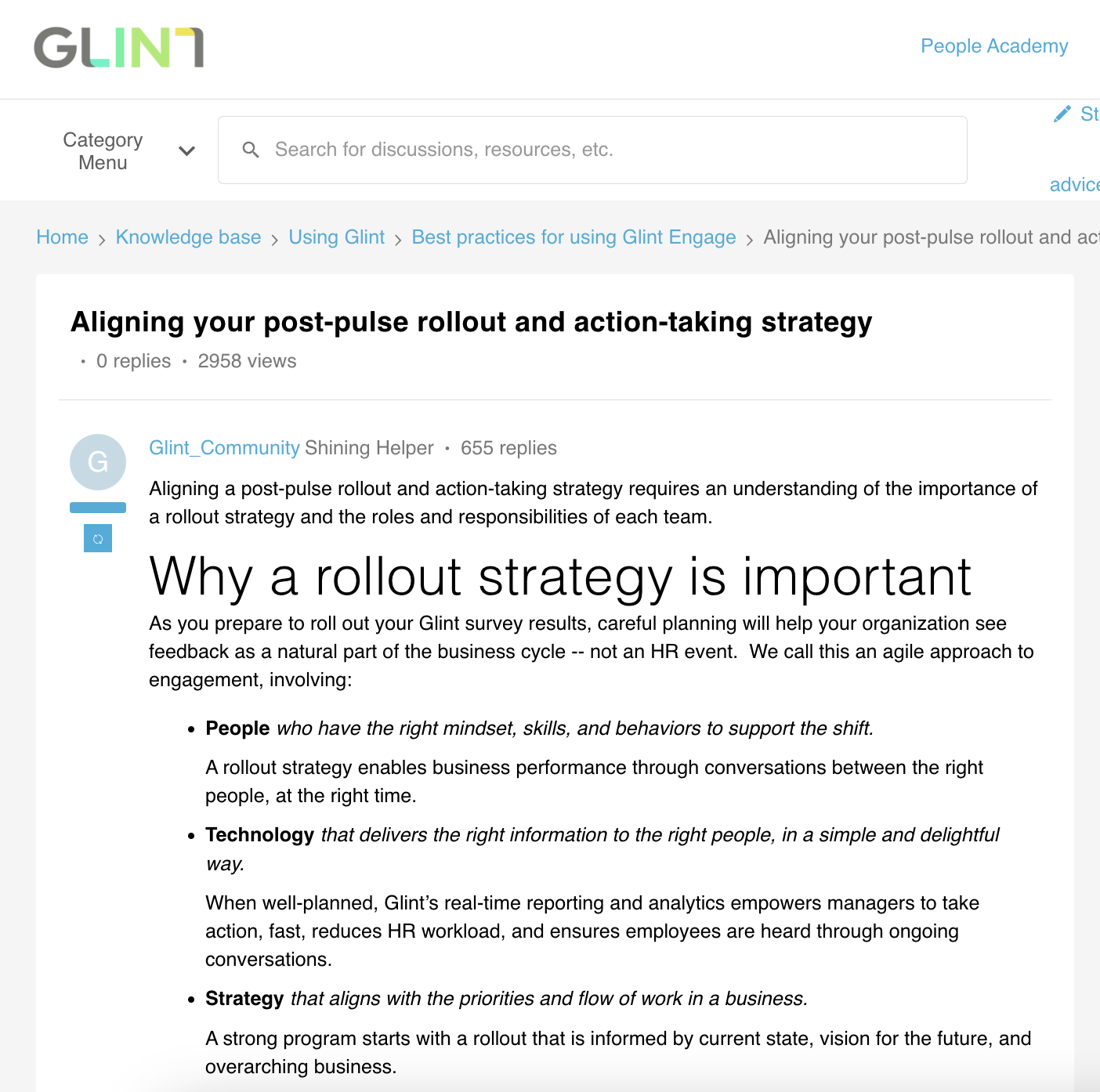 Product, best practice, and technical documentation