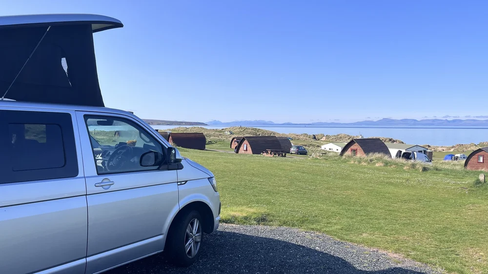 Our spot at Sands Campsite