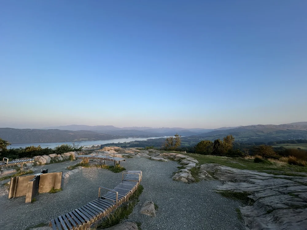The Central fells from Orrest Head
