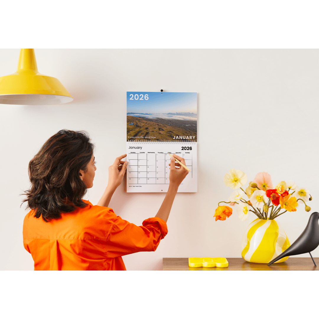 Roam with Ross NC500 Wall Calendar 2026 Wall Photo.png