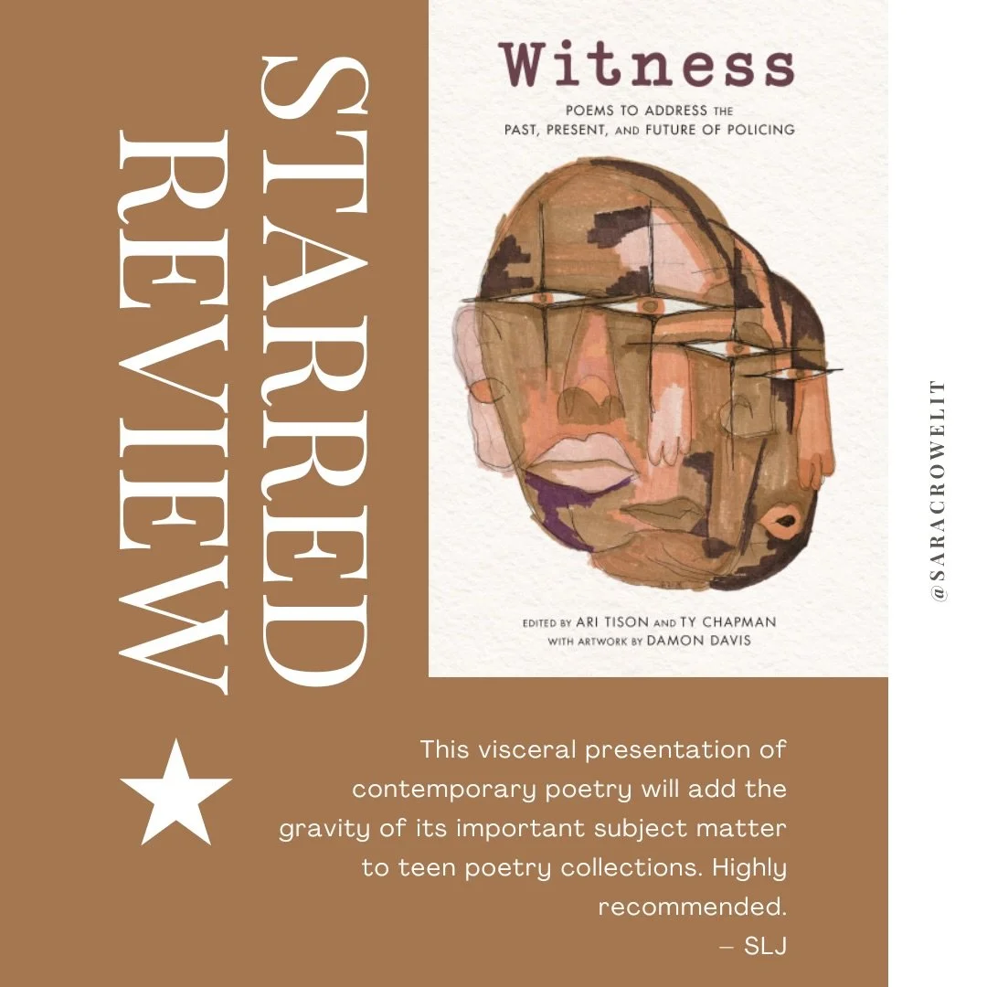 ⭐️ WITNESS has earned another starred review! ⭐️ Congratulations to editors Ari Tison and Ty Chapman!

@sljournal @aritisonwrites @ty_chapmn #witness #anthology #starredreview #star #poem