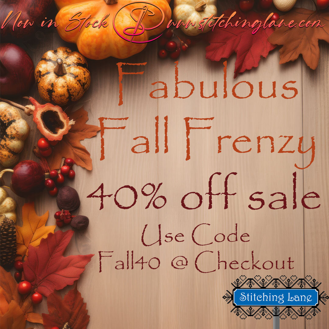 Check out of Fall Frenzy Sale going on now through the end of the month. 
#crossstitch #crossstitchersofinstagram #crossstitchaddict