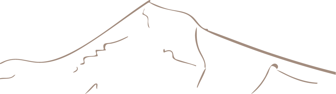 line art of Mt. Hood