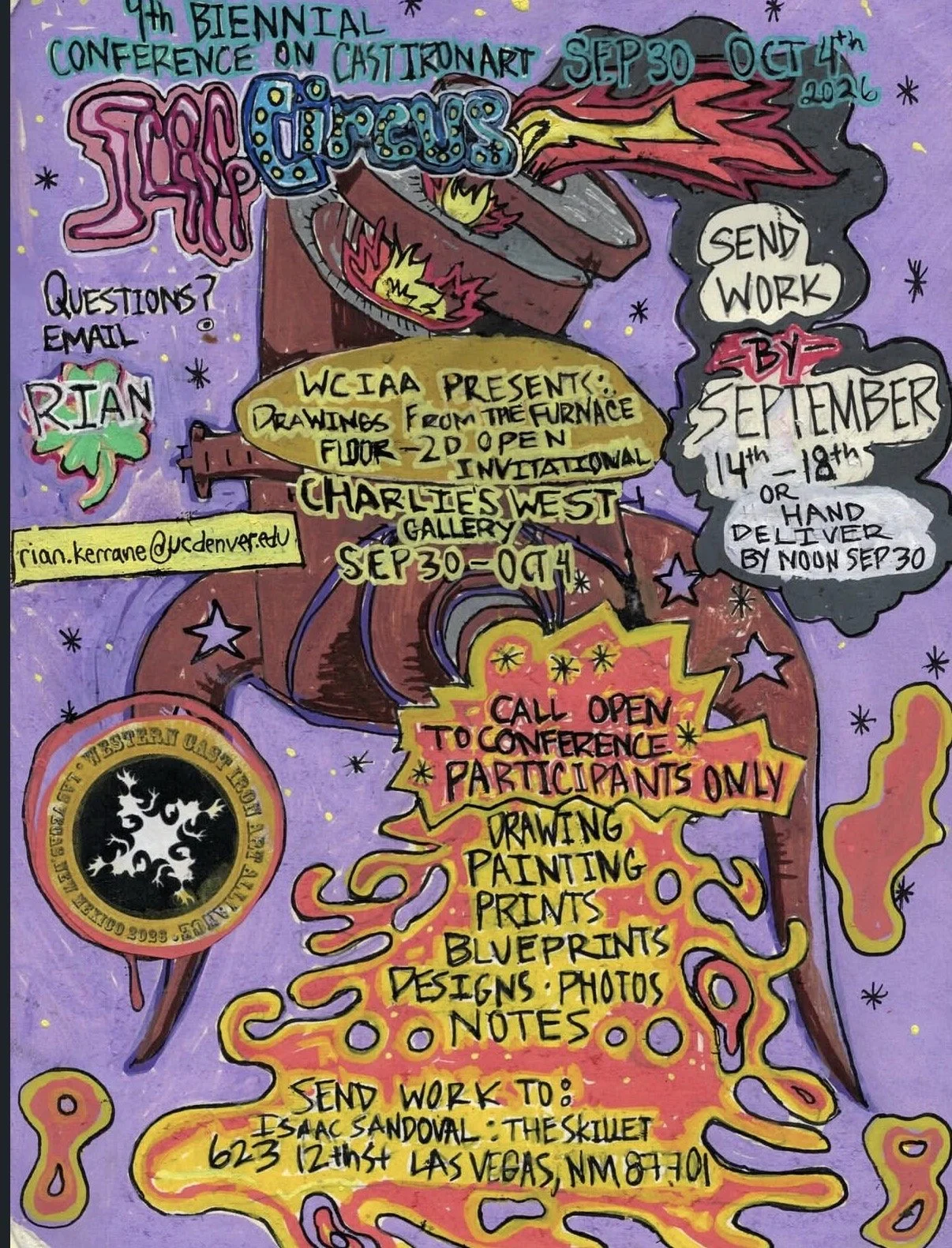9th Biennial Cast Iron Art Conference: Slag Circus