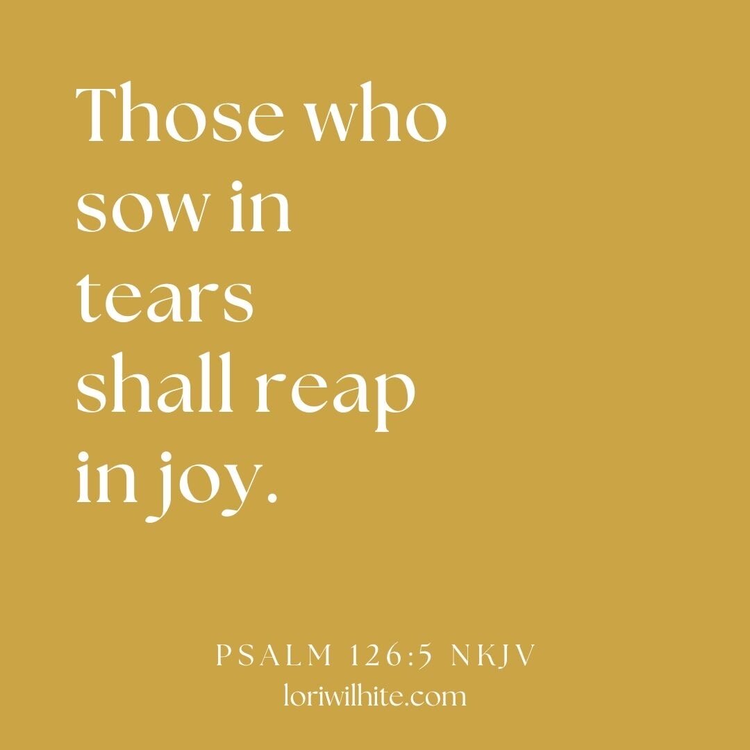 If you've been sowing in tears, hang in there. The time will come when you will reap in joy. Drop a 💛 below if you're trusting that your joy is coming.