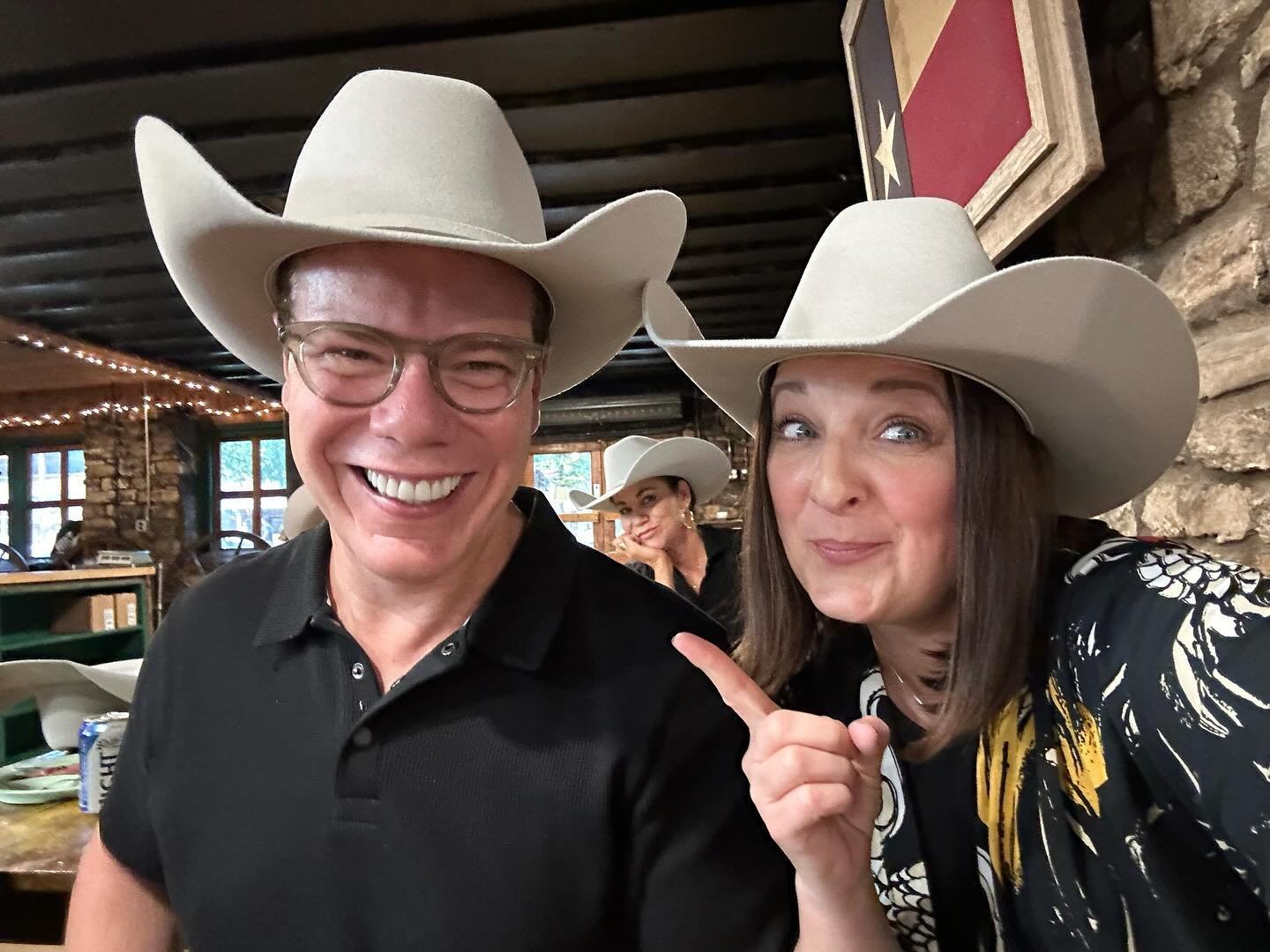 When in Texas...
As a born-and-raised Texas girl, I've never looked more Texan than I did in this moment. What a time celebrating friends last weekend.

Thanks @macrichardatx &amp; @juliesrichard for letting us join in on the party. Thanks @lisahughe
