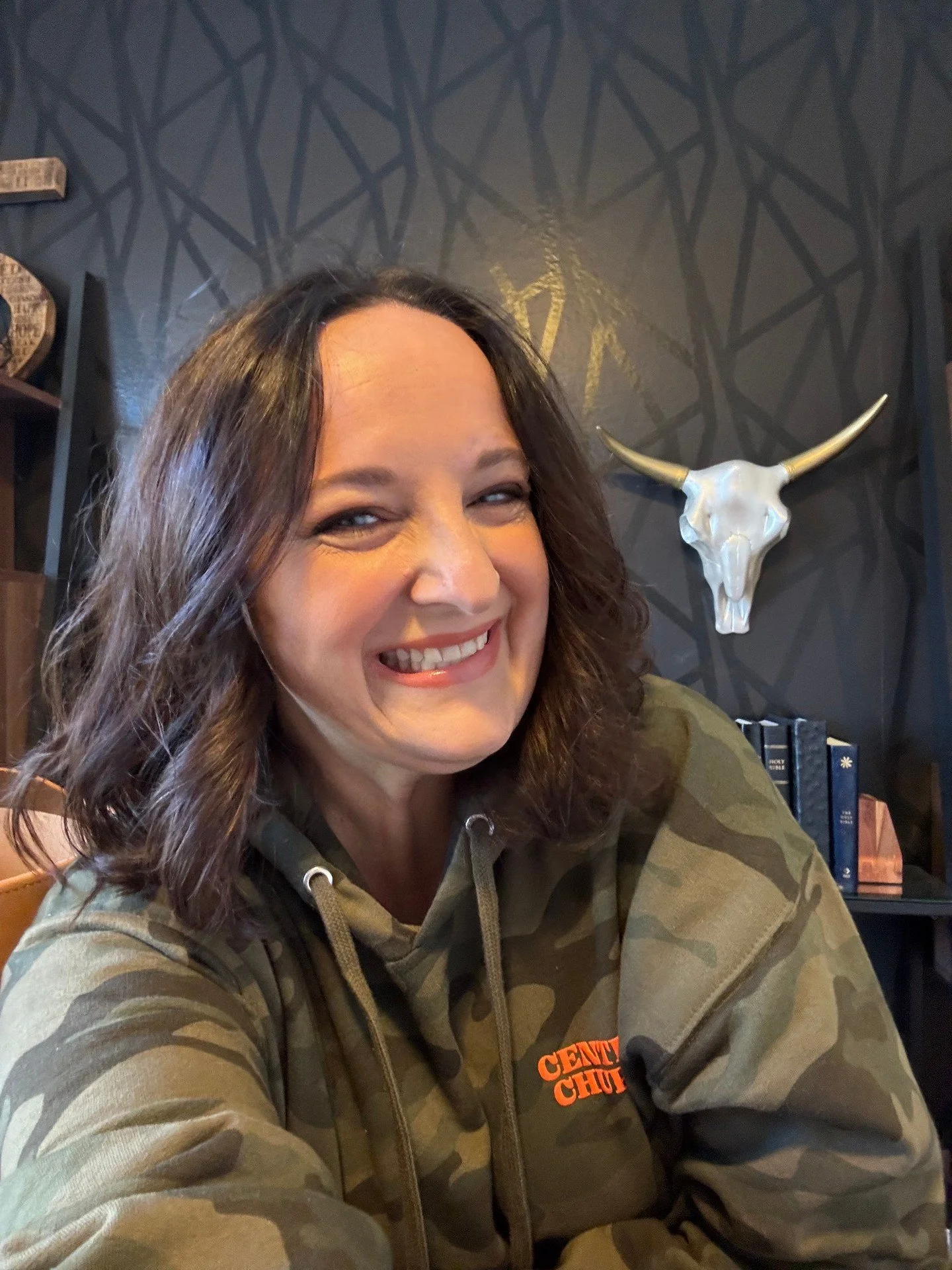 This skull hangs in my office to remind to do one very important thing. You see, years ago I spotted some longhorn cattle meandering with their heads dipped so low that one horn actually drug on the ground as they walked.

I asked one of the locals w