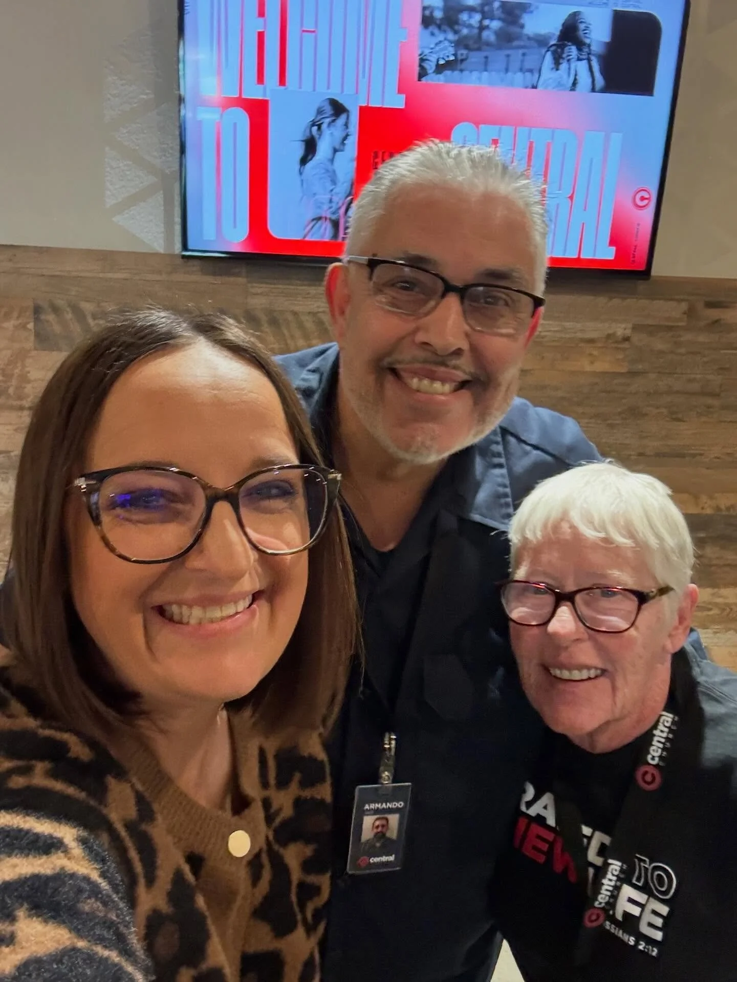 Sunday selfie with some of my absolute favorite people, the custodial team at Central. They work incredibly hard, have the best servant hearts, give amazing hugs and keep this place looking great! Say a big thank you to Armando, Barbara plus Martha a