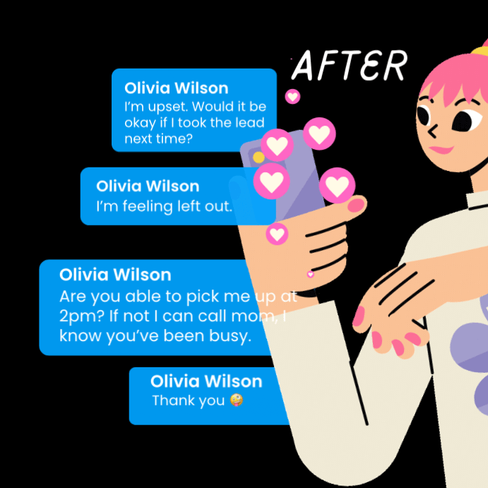 Rage Text Preventer before and after emotion translator.gif